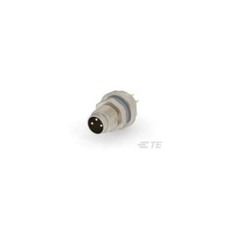 Te Connectivity Circular Connector, 3 Contact(S), Brass, Male, Plug T4040014031-000